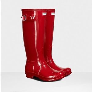 Tall hunter rain boots
